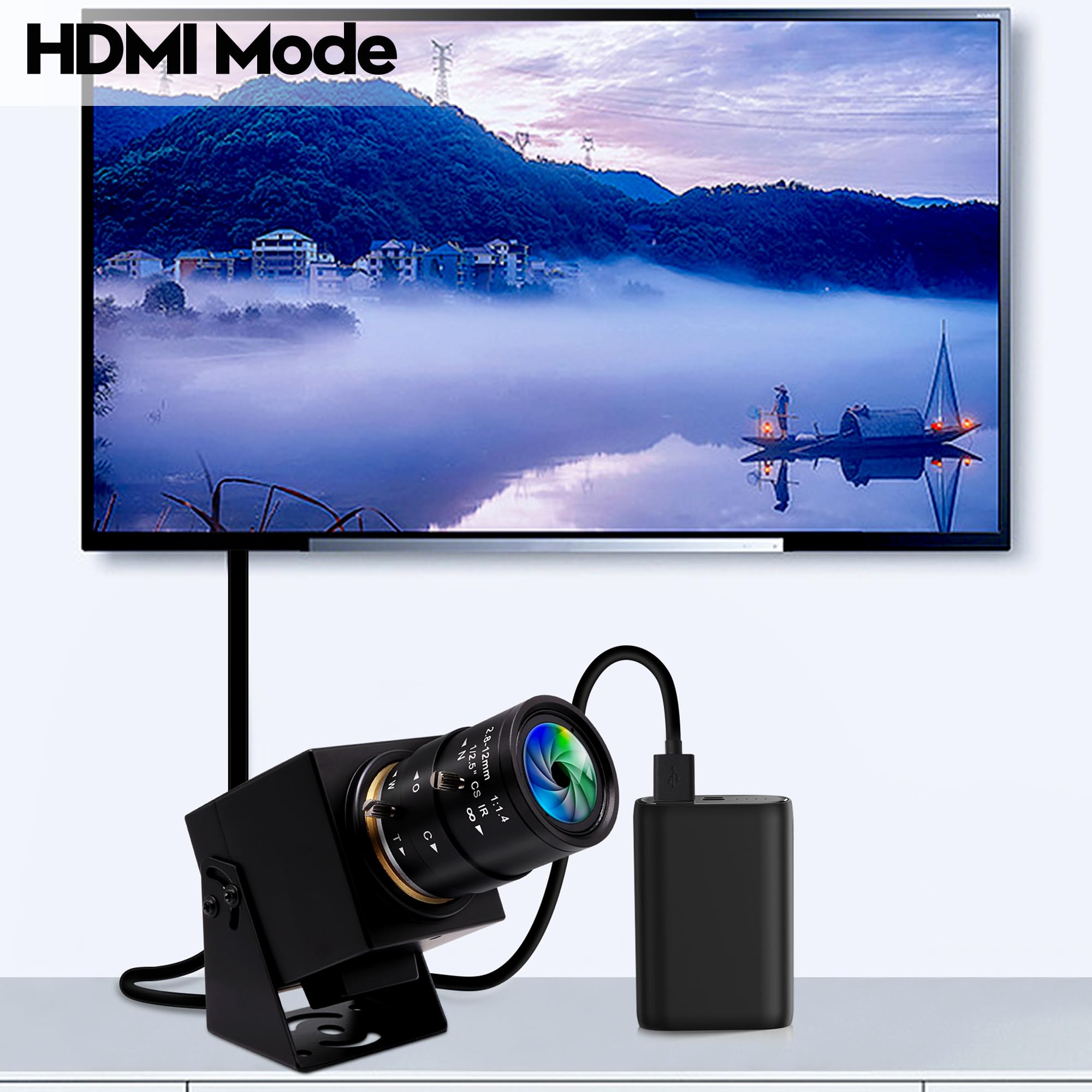 Hdmi Usb Camera 4K Ifwaetr Usb Webcam For Live Streaming 30Fps 4X Optical Zoom Lens Usb Hdmi Simultaneous Output Video Camera Cl